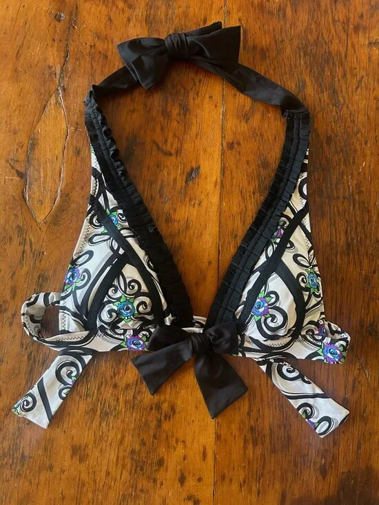 Vintage Betsey Johnson Skirted Bikini Set - Picture 2 of 8